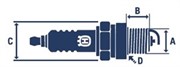 Свеча зажигания HQT-7 Husqvarna